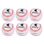 Belco Baseball , Competition Grade Baseball Ball Official Size (PU Baseball Pack of 6)