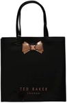Ted Baker Women Plain Bow Icon Shopper Bag 'ALACON' Size Large (Black)