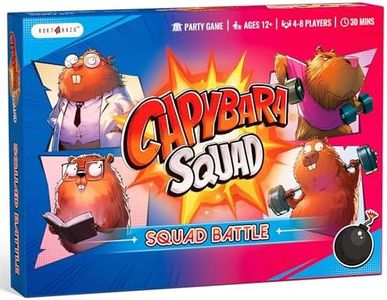 rokt&razo Capybara Squad: Squad Battle Edition – A Dynamic Co-op Social Deduction Card Game, Changing Roles, Perfect for Families & Friends. Easy to Learn, Packed with Fun, Laughter and Strategy