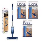 Bona Hardwood Spray Mop with 3 Microfiber Pads