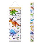 MHJY Height Chart for Kids Height Measure Wall Chart Child Growth Chart Wooden Ruler 7.9'' x 79'' Canvas Height Measurement Hanging Wall Decor for Baby Girls Boys Toddler Bedroom Nursery