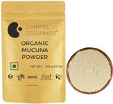 CARMEL ORGANICS Mucuna White Seed Powder (340 Gram)(Pack of 1)| Jaivik Bharat Certified | Non-GMO | Kapikachu Podi | No Added Preservatives | Mucuna Pruriens Powder