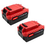 ADVTRONICS 2 Pack 5.0Ah 20V Replacement Battery Compatible with Porter Cable 20V Battery PCC685L PCC680L PCC681L PCC682L PCC685LP Cordless Power Tools Battery