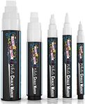 CHALKY CROWN 5 White Chalk Markers 