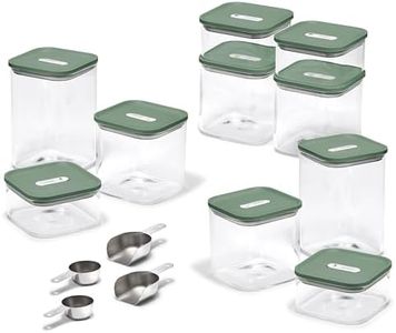 Caraway Ultimate Glass Airtight Container Set - Food Storage - Sage