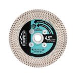 LEKOMESH 115MM Diamond Cutting Disc - Tile Saw Blade Cutting Wheel Double-sided Diamond Discs for Cutting Grinding Porcelain Ceramic Tile Marble Granite,M14 Thread,X Mesh