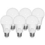 LED Light Bulb, ORALUCE A19 9W Lightbulbs, 60 Watt Equivalent, 120V 900LM, 3000K Soft White, E26 Medium Base, Non Dimmable, Energy Efficient, UL Listed, 6 Pack