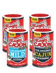 Mild Cajun Seasoning 8 oz (2) + Original Cajun Seasoning 8 oz (2) Variety Pack Ragin' Cajun