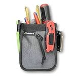 Joey Pouch PRO | Clip-On Tool Belt Bag for Tools, Screws, and Nails - Great for an Electrician, HVAC Tech, Plumber, Carpenter, Contractor, Handy Man, and Any Tradesperson - Metal Clip