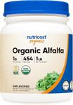 Nutricost Organic Alfalfa Powder 1LB - USDA Certified 100% Organic, Vegetarian, Non-GMO, Gluten Free