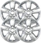 OxGord Wheel Skins Compaitlble with Select 2013-2024 Ram 1500, 2500, 3500 (Set of 4) - Impostor ABS Chrome Wheel Covers for 20 inch Steel Wheels - Auto Accessories Tire Rim Replacement