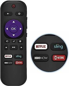 Replaced Hitachi Roku TV Remote Control for All Hitachi Roku TVs