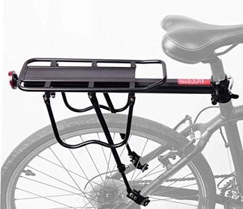 COMINGFIT® 50kg Capacity Aluminum Alloy Bicycle Rear Rack Adjustable Pannier Bike Luggage Cargo Rack Bicycle Carrier Racks