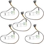 AZDelivery 5 x 6 Pin Programmer Electrical Tool SPI OLED Module Module Test Tool PCB Test Fixture 1 * 6P Gold-plated Probe Used to Test Module Board Upload Code for Arduino