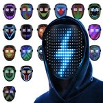 Ultra Thin LED Mask LED Face Mask for Costume Cosplay Halloween Mask, Cool Mask Cool Stuff for Boys Girls