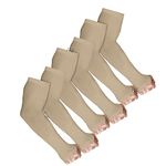 V.E UV Sun Protection Arm Sleeves for Men & Women Arm Sleeves Perfect for Cricket, Bike Riding,Cycling & Outdoor Activities With Beige Color - 3 Pair