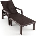 COSTWAY Sun Lounger, 4/5 Positions