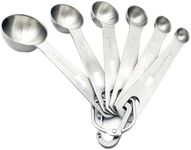 Measuring Spoons, Set of 6, Dry and