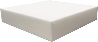 FoamRush 3" x 36" x 36" Premium Quality Upholstery Foam Cushion High Density (Chair Cushion Square Foam for Dinning Chairs, Wheelchair Seat Cushion Replacement) (3" x 36" x 36")