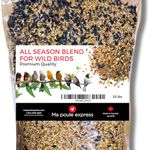 Ma Poule Express All Season Wild Bird Food Blend, Wild Bird Seed Mix, 7KG (15lbs) Bag