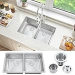 ATTOP Double Bowls Undermount Kitch
