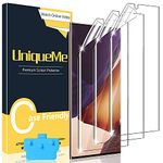 [3 Pack] UniqueMe Compatible for Samsung Galaxy Note 20 Ultra 6.9" 5G / 4G Soft TPU Screen Protector, Soft Flexible Film HD Clarity [Case Friendly] [No Bubble] [Easy Installation Tool][Not Tempered Glass]