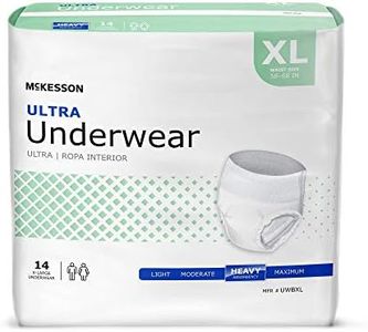 McKesson Ultra Underwear, Incontinence, Heavy Absorbency, XL, 56 Count