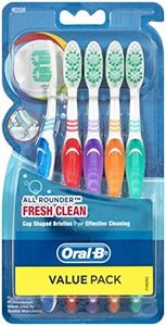 Oral-B All Rounder Fresh Clean Toothbrush Medium, 5 Pack