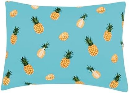 KYTE BABY Rayon Made from Bamboo Toddler Pillowcase in Pineapple