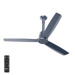 Orient Electric Newly Launched 1200 mm Proton BLDC | BLDC energy saving ceiling fan with Remote |BEE 5-star rated | Saves up to 50% on electricity bills | 3 year warranty by Orient | Steel Blue
