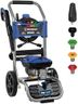 Westinghouse WPX3200e Electric Pressure Washer, 3200 Max PSI and 1.76 Max GPM, Induction Motor, Onboard Soap Tank, Spray Gun and Wand, 5 Nozzle Set, for Cars/Fences/Driveways/Homes/Patios/Furniture
