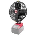 BPOPO Portable Cordless Fan Compatible with Milwaukee M18 18V Battery,Battery-powered Fan for Workshop Outdoor Camping Travel,Powerful Air Circulation at Work,M18 18v Jobsite Fan Bare Tool