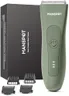 MANSPOT Manscape Hair Finishing Trimmers, Pubic Hair Trimmer for Men and Women, Electric Ball Trimmer Pubic Shaver,Hypoallergenic Ceramic Blade Heads,Waterproof Wet/Dry Groin Shaver,20 Times Usage