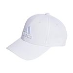 adidas Unisex Adult Big Tonal Logo Baseball Hat,White,One Size Fits Most