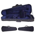 Aileen Basic Professional Triangular Lightweight Suspension Carry Violin Hard Case - 4/4 Full Size Black