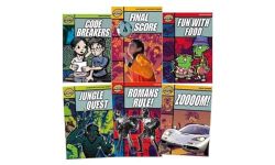 Learn at Home: Rapid Reading Pack 3 for struggling readers in Years 3-6 (6 dyslexia-friendly reading books)