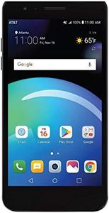 LG Phoenix 4 AT&T Prepaid Smartphone with 16GB, 4G LTE, Android 7.1 OS, 8MP + 5MP Cameras - Black