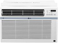 LG 8,000 BTU Smart Window Air Conditioner, 350 Sq. Ft, Smartphone and Voice Control Works ThinQ, Amazon Alexa and Hey Google, 3 Cool & Fan Speeds, 115V, White