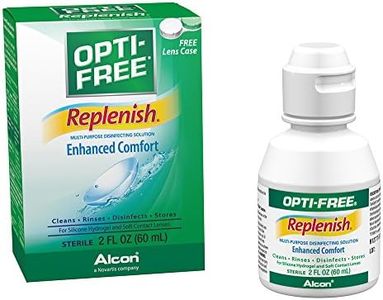 OPTI-FREE Replenish Multi-Purpose Disinfecting Contact Lens Solution, 2 oz (Pack of 6)