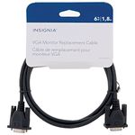 Insignia 1.8m (6 ft.) Replacement VGA Monitor Cable (NS-PV06501-C)