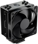 Cooler Master Hyper 212 Black Edition CPU Air Cooler, Silencio FP120 Fan, Anodized Gun-Metal Black, Brushed Nickel Fins, 4 Copper Direct Contact Heat Pipes for AMD Ryzen/Intel LGA1700/1200/1151