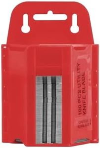 Zimpty ZY344 SK2 Ultra Sharpened 100 Pc. Utility Hook Blade with Wall Mountable Dispenser Boxes With extra 10pcs Blades (SK2)