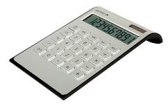 Genie 12353 Desktop Calculator - Silver