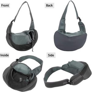 Mesh Dog Carrier Sling for Small Pets, 4-8lb Capacity