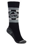 Burton Kids' Emblem Socks, True Black, Medium/Large