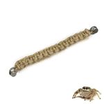 vomvomp 2 Pack Jumping Spider Rope Bridge with Magnets for Jumping Spiders Spoods Braided Natural Twine Ladders Magnetic Braided Rope for Medium Enclosure Pet Spider Accessories