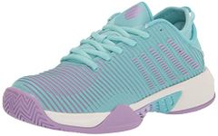 K-Swiss Women's Hypercourt Supreme Tennis Shoe, Angel Blue/Sheer Lilac/Brilliant White, 7