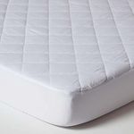 HOMESCAPES Pack of 2 Cot Size Deep Quilted Waterproof Mattress Protector 60 x 120 cm Oeko-Tex Hypoallergenic & Washable Mattress Topper with Fully Elasticated Thick Stretch Fabric Skirt