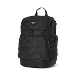 Speedo Unisex's Large Teamster Backpack 35-Liter, Camo Boom Black 2.0, One Size