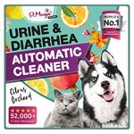 P-Magic Natural I Automatically Cleans Urine, Vomit, Diarhhea for Dogs, Cats, Other Pets (100g Pet Waste Removal Powder)